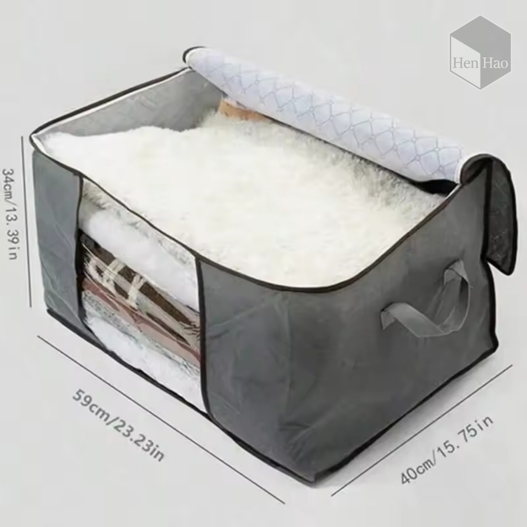 Set 3 Bolsa de almacenamiento de ropa 90L