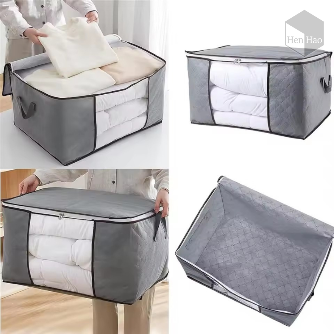 Set 3 Bolsa de almacenamiento de ropa 90L