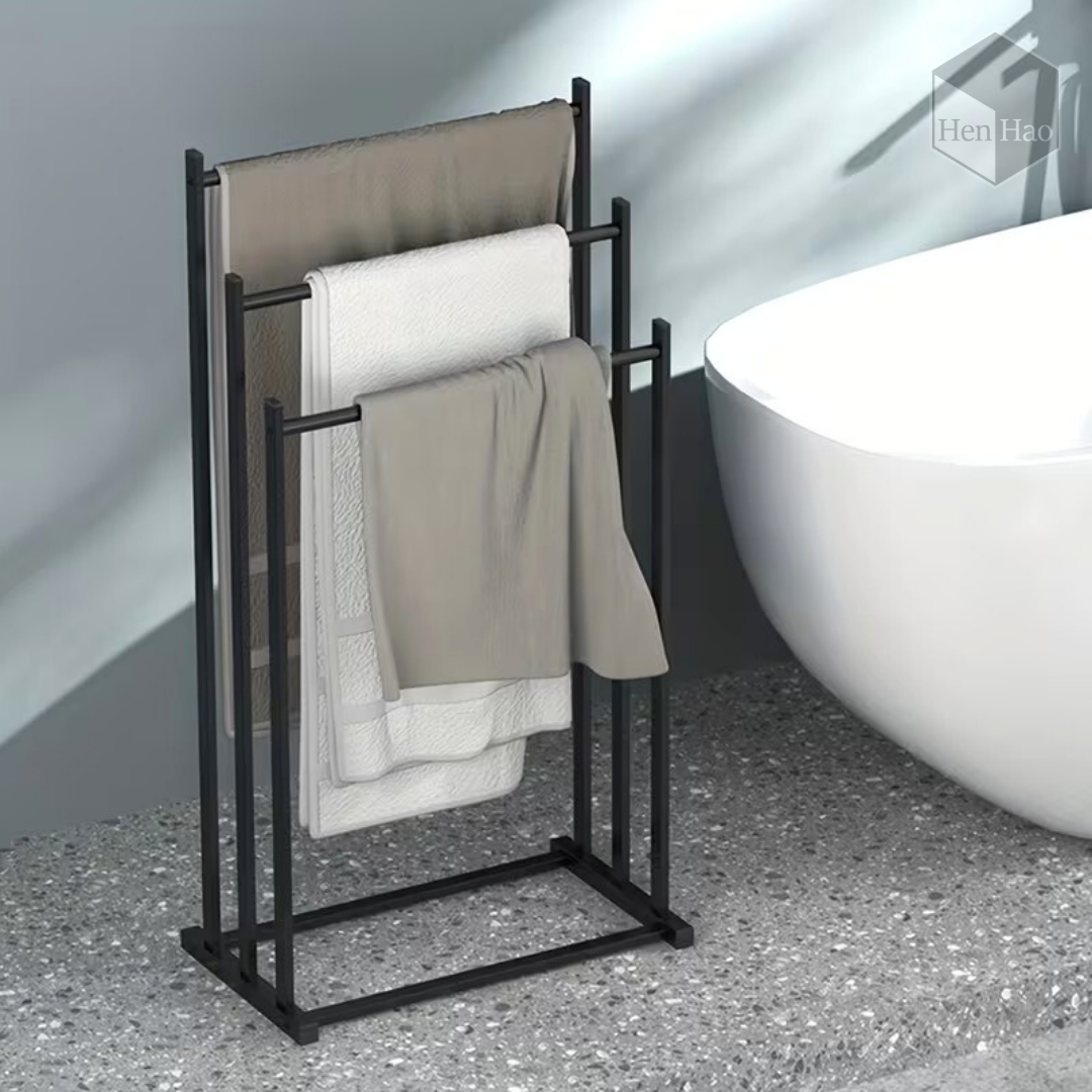Toallero de baño independiente de 3 niveles