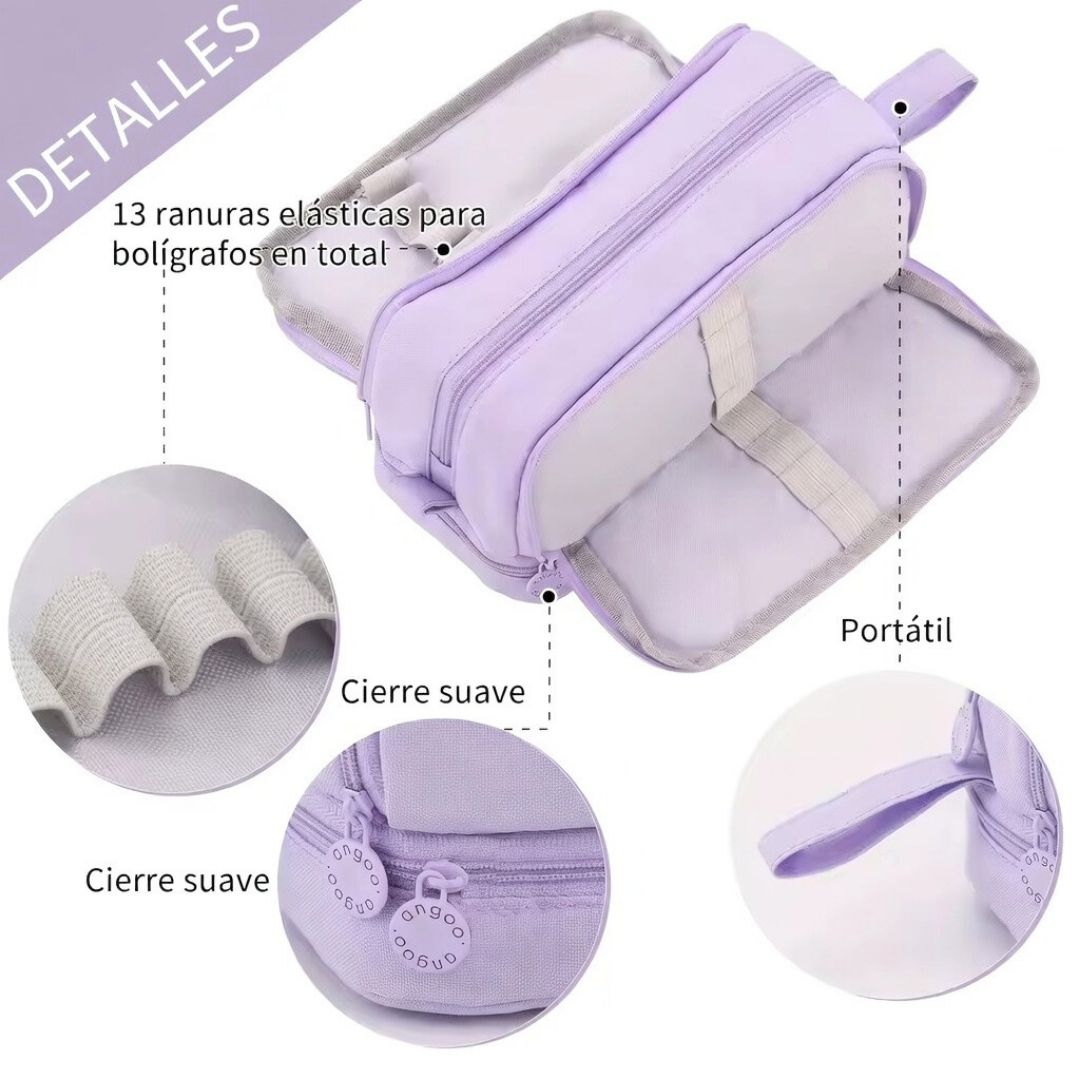Estuche organizador de gran capacidad