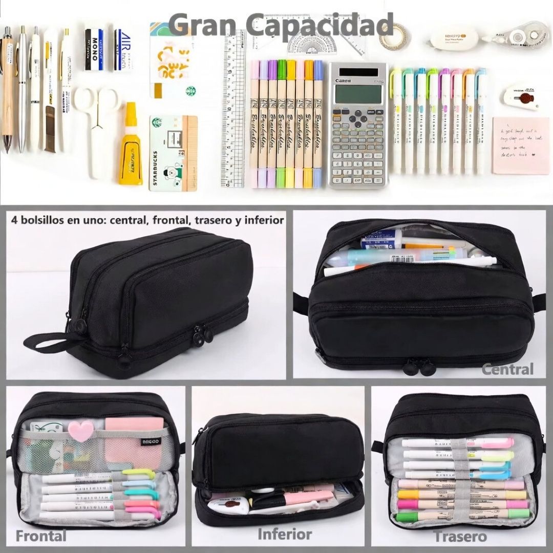 Estuche organizador de gran capacidad
