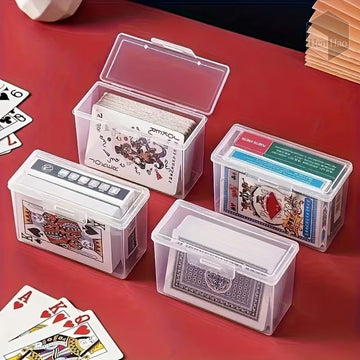 Caja organizadora transparente para tarjetas