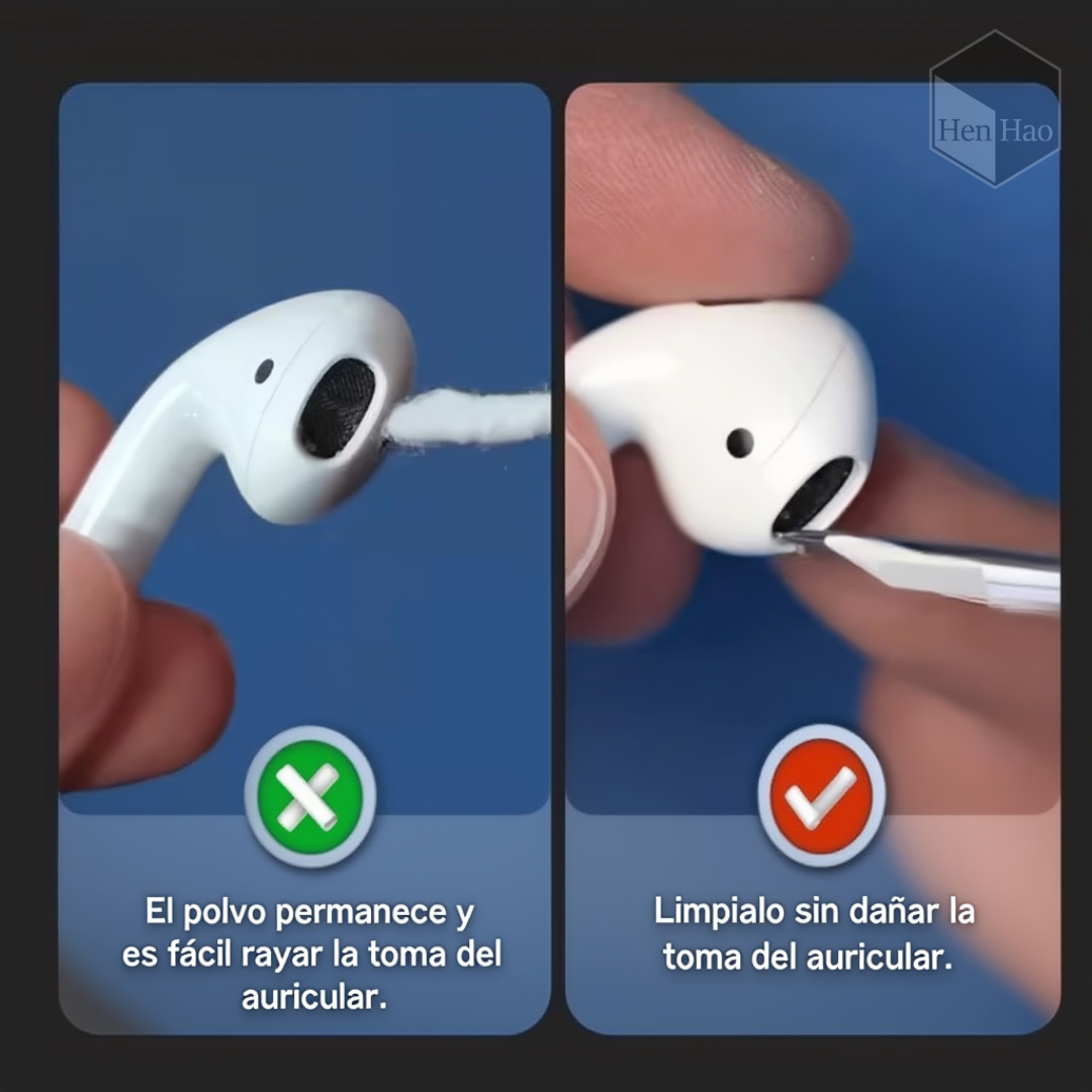 Bolígrafo de limpieza para auriculares