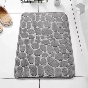 Alfombra de microfibra antideslizante 60 × 40 cm para baño