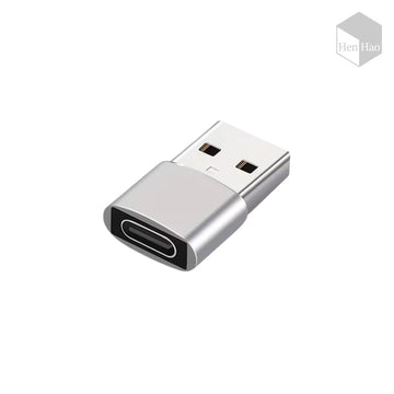 Adaptador USB-A a USB-C metálico