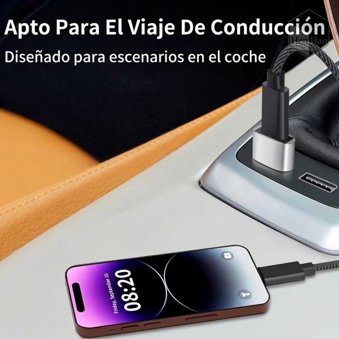 Adaptador USB-A a USB-C metálico