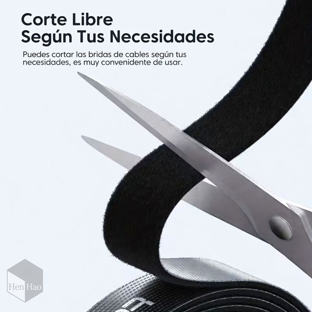 Cinta organizadora de cables con velcro 5 m