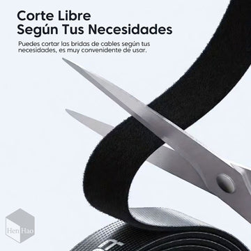 Cinta organizadora de cables con velcro 5 m