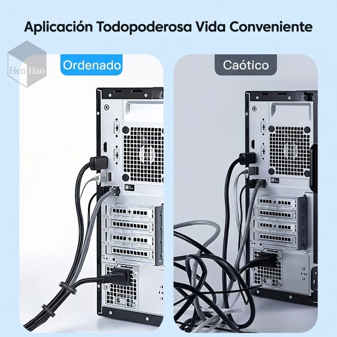 Cinta organizadora de cables con velcro 5 m