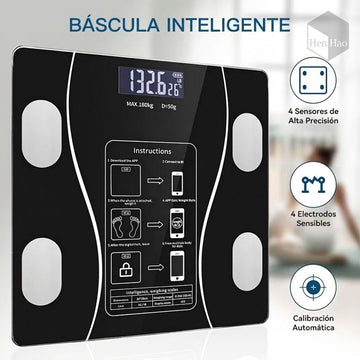 Balanza electrónica inteligente con app Bluetooth