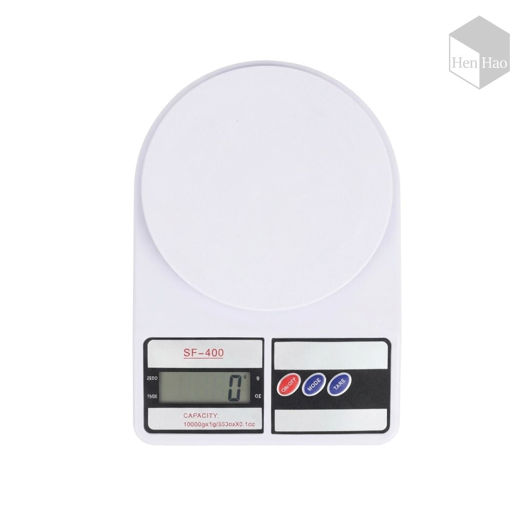 Balanza gramera digital de cocina hasta 10 kg con pantalla LCD
