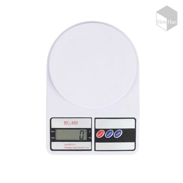 Balanza gramera digital de cocina hasta 10 kg con pantalla LCD