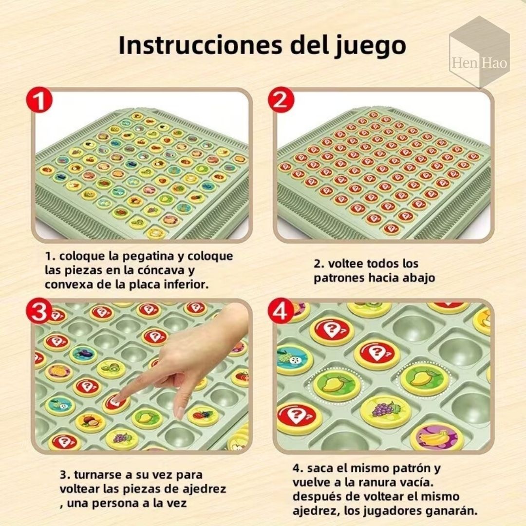 Juego de mesa de memoria