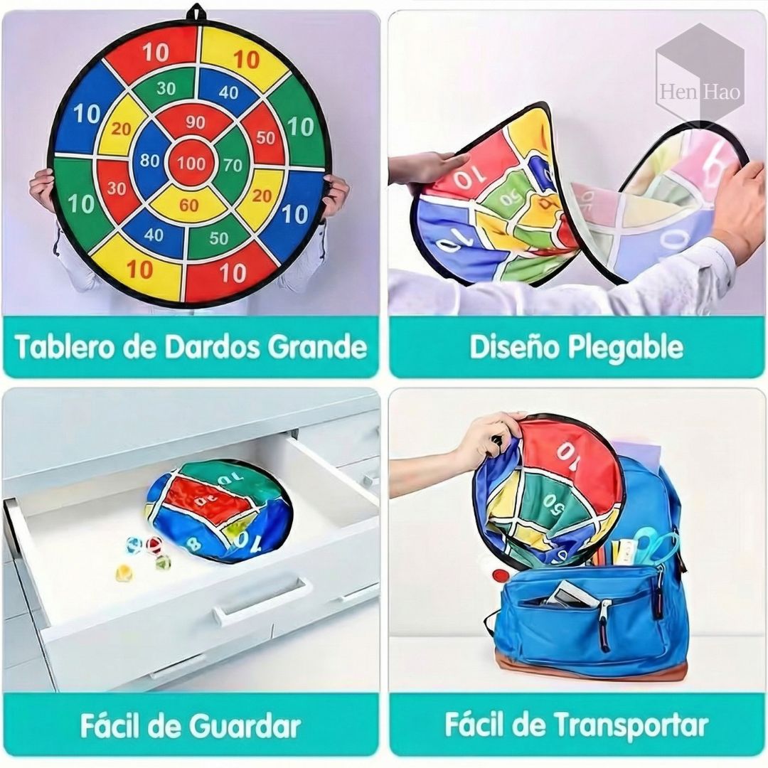 Diana gigante de puntería con velcro 74 × 74 cm