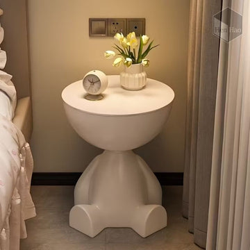 Mesa auxiliar moderna con tapa removible