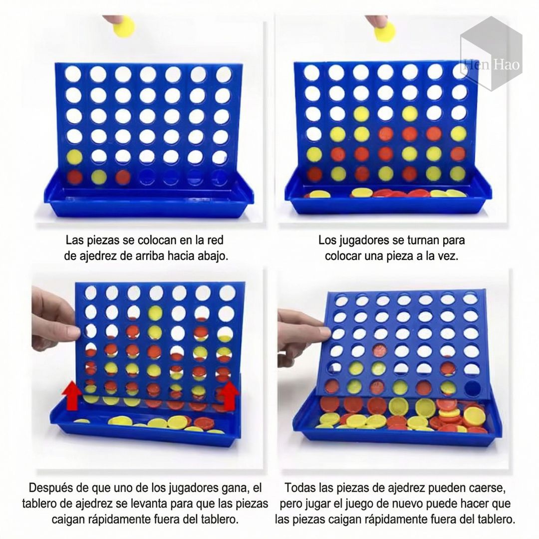 Juego de mesa tipo conecta cuatro