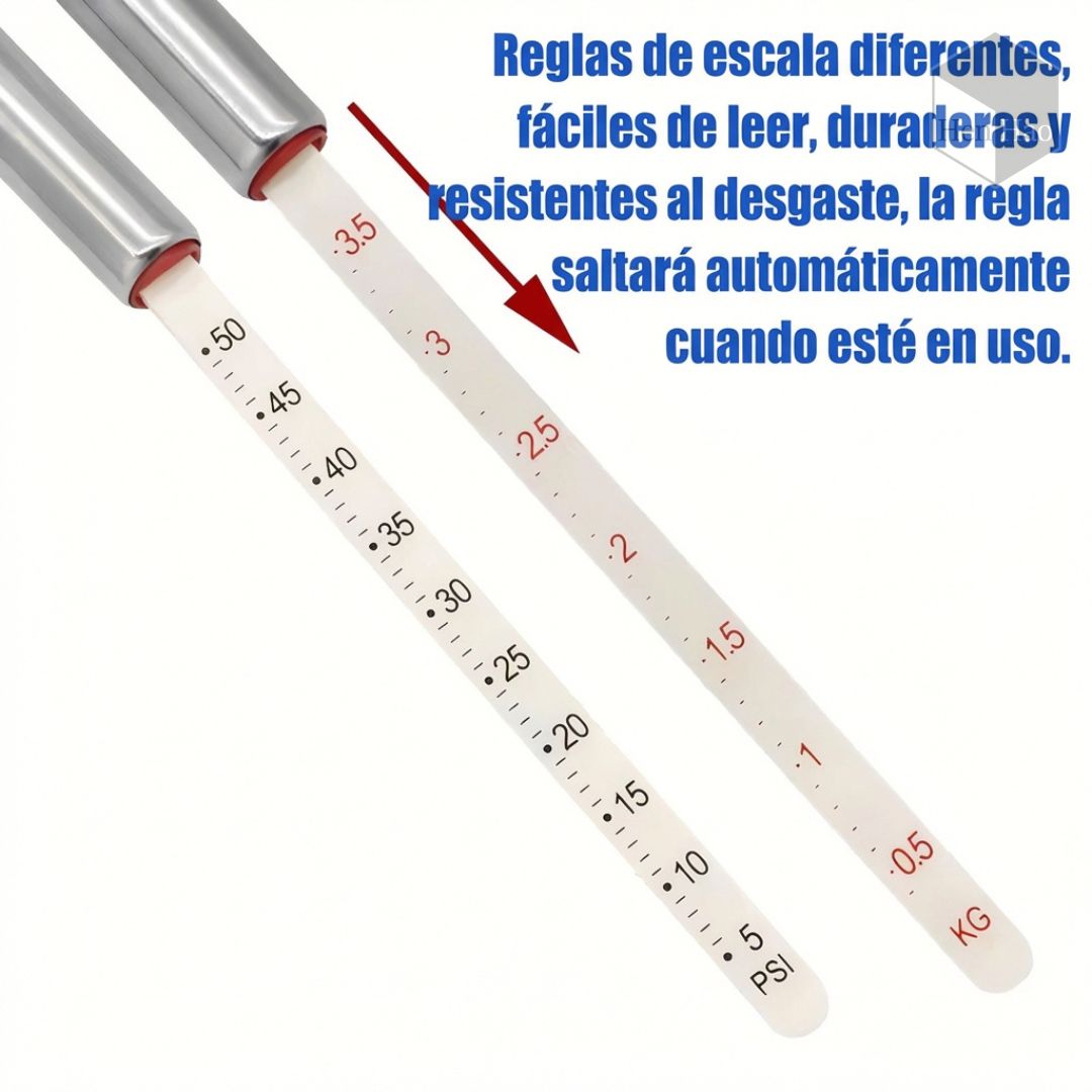 Medidor de presión de neumáticos