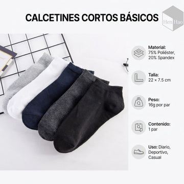 Calcetines cortos unisex