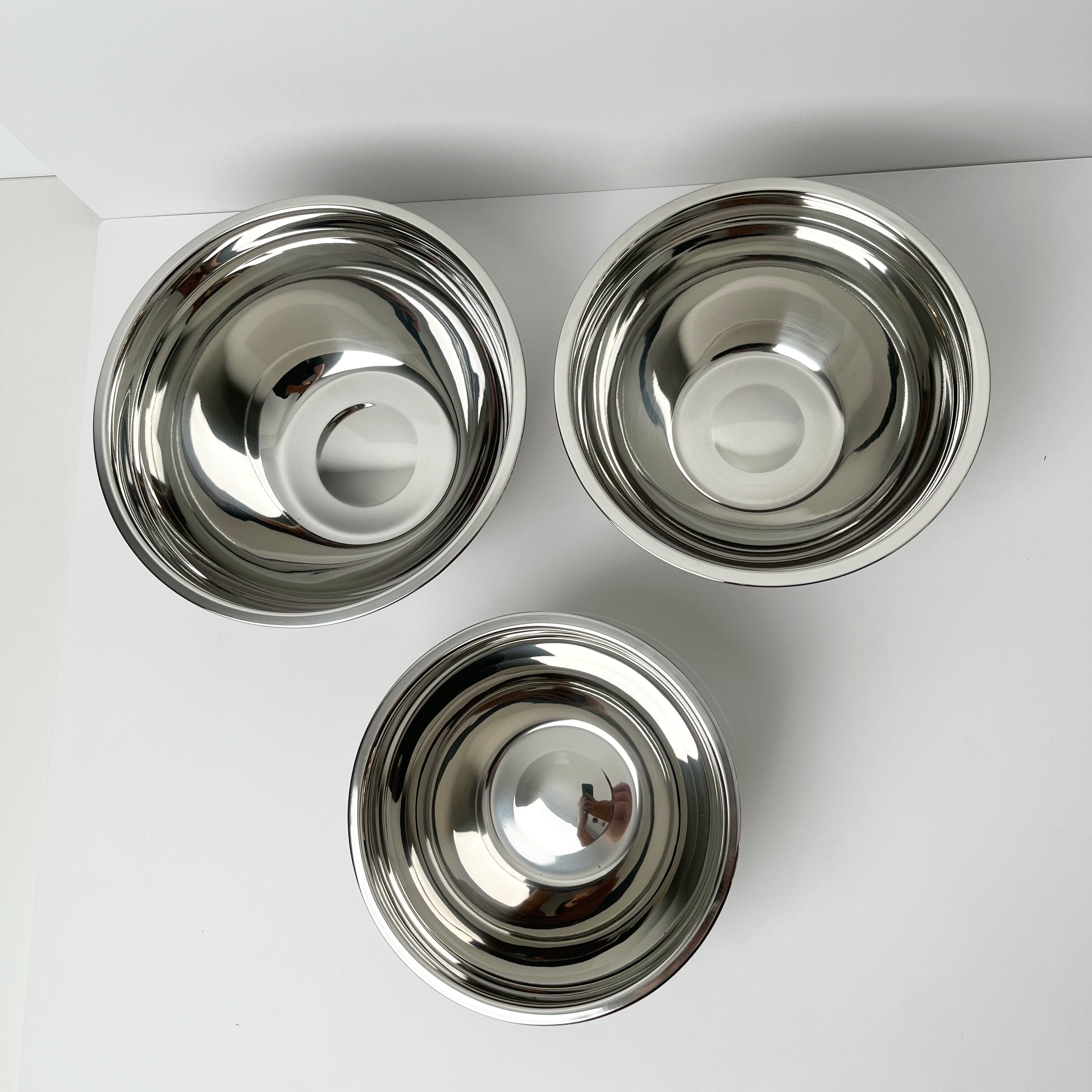 Set de bowls de acero inoxidable 7 piezas