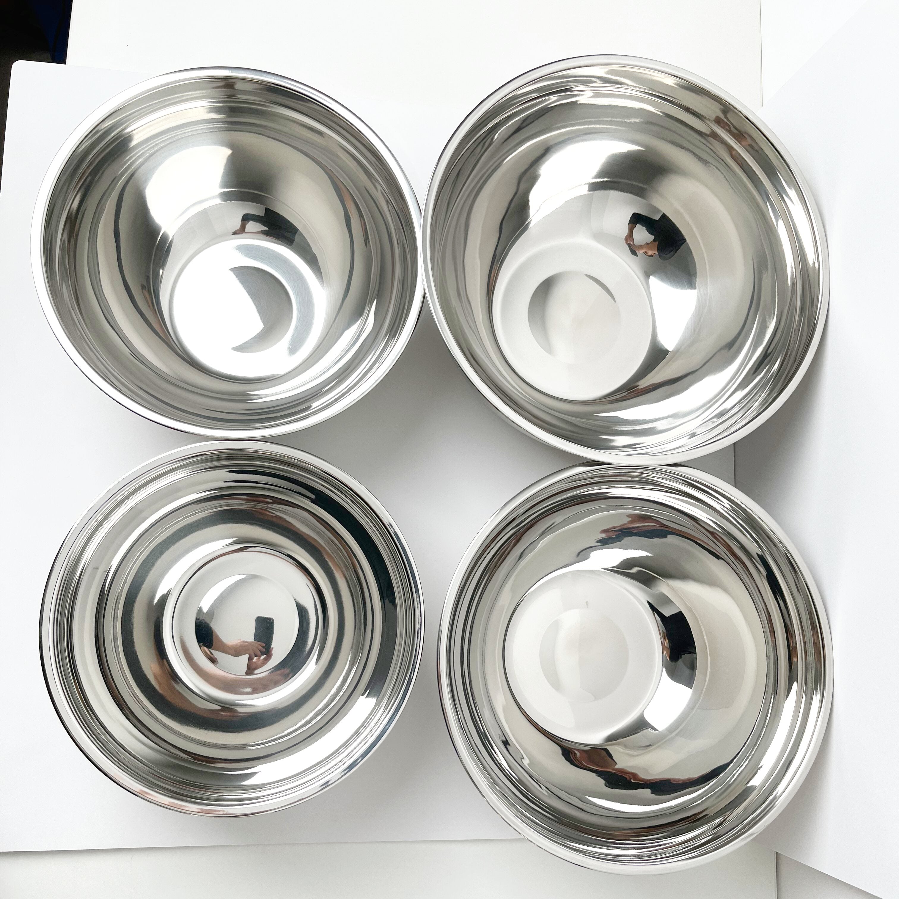 Set de bowls de acero inoxidable 7 piezas